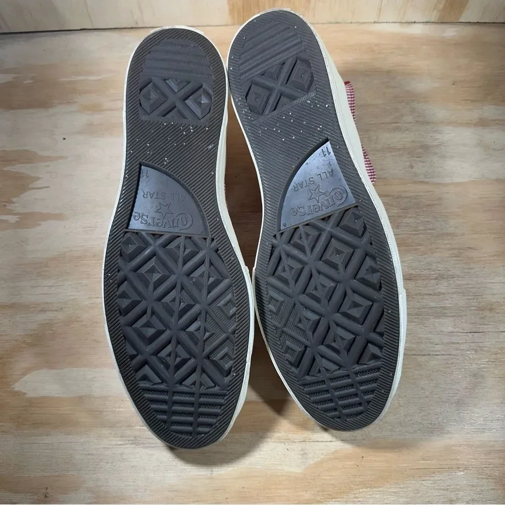 Converse Red and White High-Tops Men’s Size 11 - Picture 7 of 9